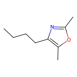 4-Butyl-2,5-dimethyloxazole structure