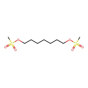 1,7-庚二醇二甲磺酸酯 structure