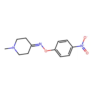 1-methyl-N-(4-nitrophenoxy)piperidin-4-imine structure