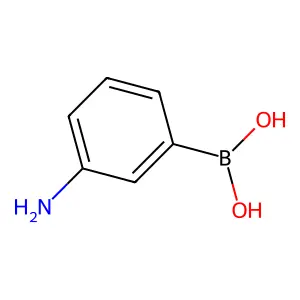 3-氨基苯基硼酸 structure