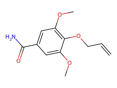 4-Allyloxy-3,5-dimethoxybenzamide structure