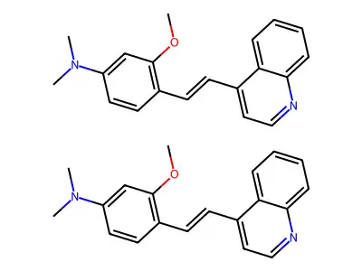 3-methoxy-N,N-dimethyl-4-(2-quinolin-4-ylethenyl)aniline structure