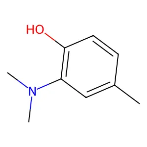 2-(Dimethylamino)-4-methylphenol structure