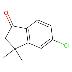 5-Chloro-3,3-dimethylindan-1-one structure