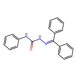 Hydrazinecarboxamide, 2-(diphenylmethylene)-N-phenyl- structure