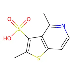 2,6-Bis[(4-methylphenyl)sulfonylamino]hexanoic acid structure