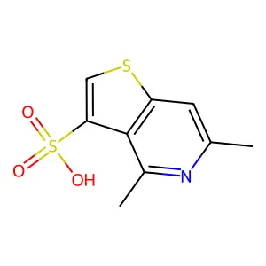 4,6-Dimethylthieno[3,2-c]pyridine-3-sulfonic acid structure