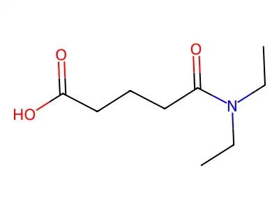 4-(Diethylcarbamoyl)butanoic acid structure