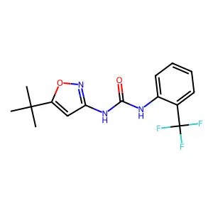 1-(5-(tert-Butyl)isoxazol-3-yl)-3-(2-(trifluoromethyl)phenyl)urea structure
