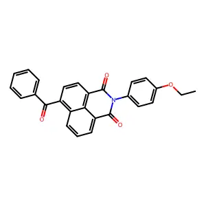 6-Benzoyl-2-(4-ethoxyphenyl)benzo[de]isoquinoline-1,3-dione structure