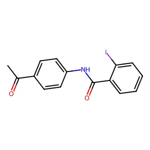 N-(4-Acetylphenyl)-2-iodobenzamide structure