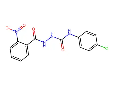 1-(4-Chlorophenyl)-3-[(2-nitrobenzoyl)amino]urea structure