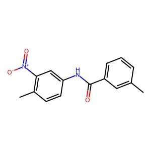 3-methyl-N-(4-methyl-3-nitrophenyl)benzamide structure