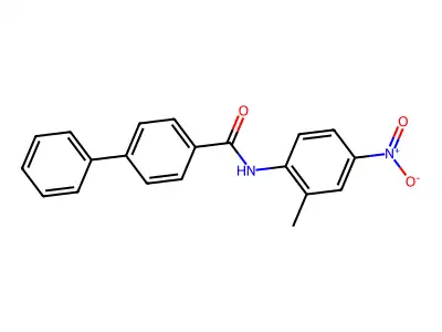 N-(2-methyl-4-nitrophenyl)-4-phenylbenzamide structure
