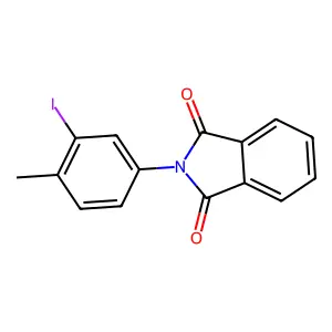 2-(3-iodo-4-methylphenyl)-1H-isoindole-1,3(2H)-dione structure