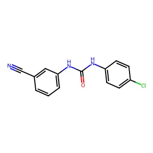 1-(4-Chlorophenyl)-3-(3-cyanophenyl)urea structure