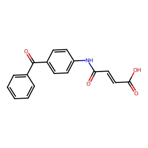 4-(4-苯甲酰苯氨基)-4-氧代丁-2-烯酸 structure