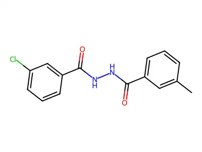 N'-(3-chlorobenzoyl)-3-methylbenzohydrazide structure
