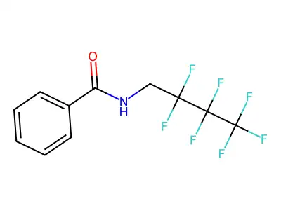 N-(2,2,3,3,4,4,4-Heptafluorobutyl)benzamide structure