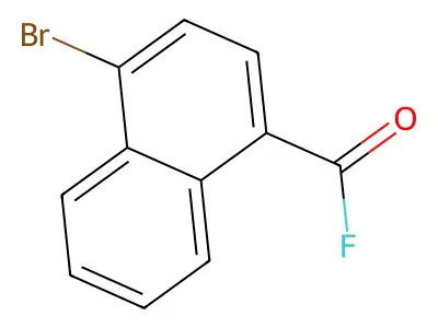 4-Bromo-1-naphthoyl fluoride structure