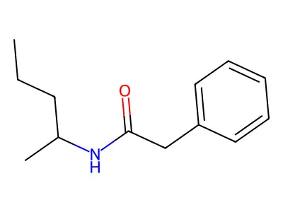 N-(pentan-2-yl)-2-phenylacetamide structure