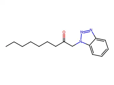 1-(1H-1,2,3-Benzotriazol-1-yl)nonan-2-one structure