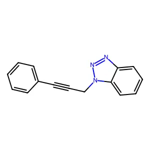 1-(3-Phenyl-2-propyn-1-yl)-1H-benzotriazole structure