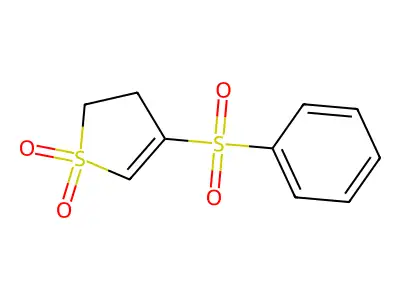 4-Benzenesulfonyl-2,3-dihydro-thiophene 1,1-dioxide structure