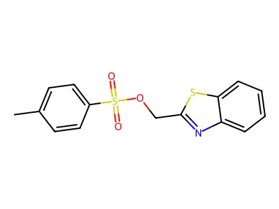 1,3-Benzothiazol-2-ylmethyl 4-methylbenzene-1-sulfonate structure