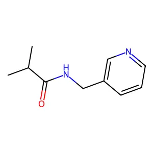 N-(pyridin-3-ylmethyl)isobutyramide structure