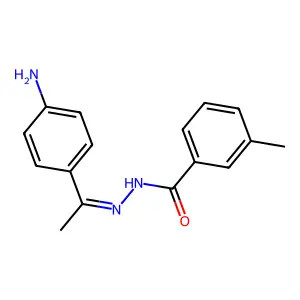 N'-[(Z)-1-(4-Aminophenyl)ethylidene]-3-methylbenzohydrazide structure