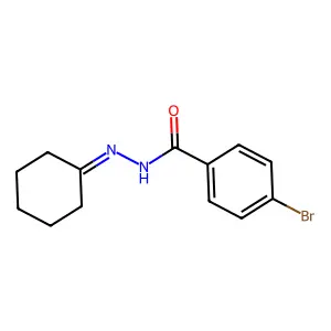 4-溴-N-环亚己基苯甲酰肼 structure