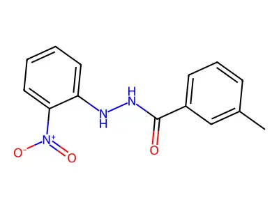 3-methyl-N'-(2-nitrophenyl)benzohydrazide structure