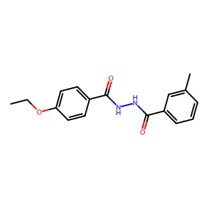 N'-(4-ethoxybenzoyl)-3-methylbenzohydrazide structure