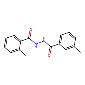 2-methyl-N'-(3-methylbenzoyl)benzohydrazide structure