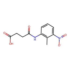 4-(2-Methyl-3-nitroanilino)-4-oxobutanoic acid structure