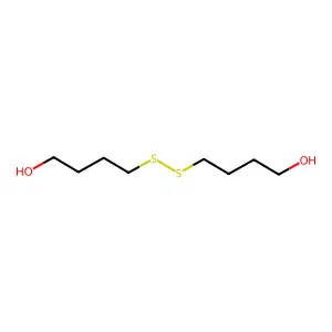 4,4'-Dithiobisbutan-1-ol structure