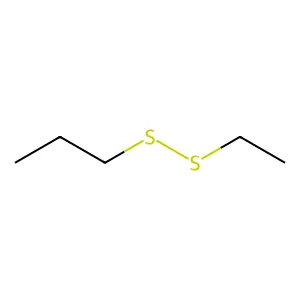 乙基丙基二硫醚 structure