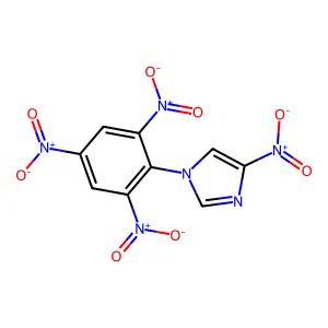 4-Nitro-1-(2,4,6-trinitrophenyl)imidazole structure