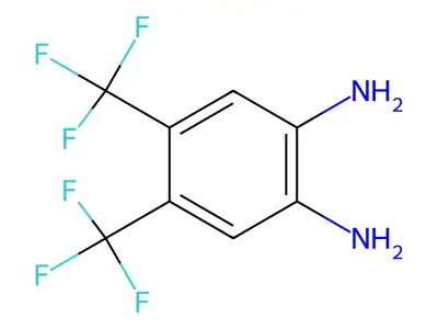 4,5-Bis(trifluoromethyl)benzene-1,2-diamine structure