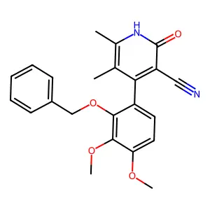 4-(3,4-dimethoxy-2-phenylmethoxyphenyl)-5,6-dimethyl-2-oxo-1 structure