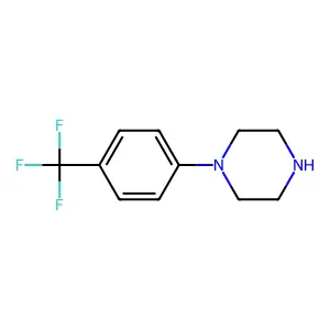 N-(4-三氟甲基苯基)哌嗪 structure