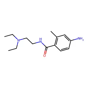 o-Toluamide, 4-amino-N-(2-(diethylamino)ethyl)- structure