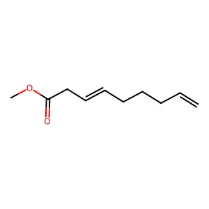 3,8-Nonadienoic acid, methyl ester structure