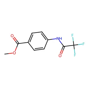 Methyl 4-[(trifluoroacetyl)amino]benzoate structure