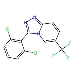 3-(2,6-Dichlorophenyl)-6-(trifluoromethyl)-[1,2,4]triazolo[4,3-a]pyridine structure