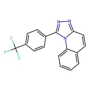 1-[4-(Trifluoromethyl)phenyl]-[1,2,4]triazolo[4,3-a]quinoline structure