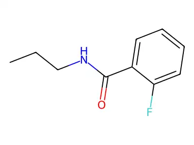 2-fluoro-N-propylbenzamide structure