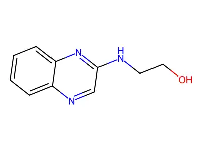 2-(Quinoxalin-2-ylamino)ethanol structure