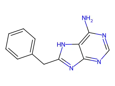 8-benzyl-7H-purin-6-amine structure